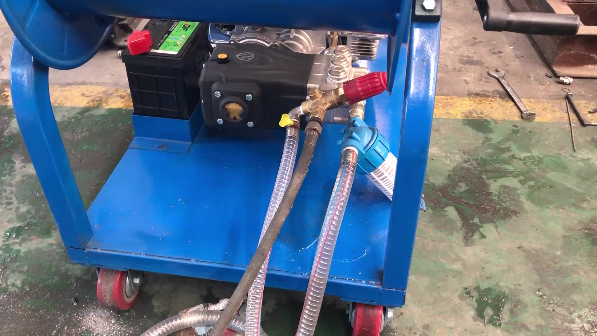 Sewer Unblocking Sewer Jetting Machine For Cleaning Sewage And Drainage