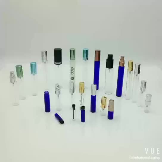 Wholesale Clear Glass Bottle Small Sample Perfume Bottles Mini Fine