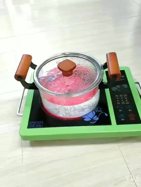 New Design Borosilicate Clear Glass Cooking Pot Cookware Set With