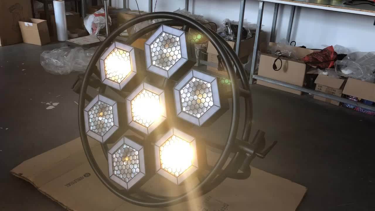 7halo Hexa Pixel Control Blinder Lights 7*100w White And Warm White