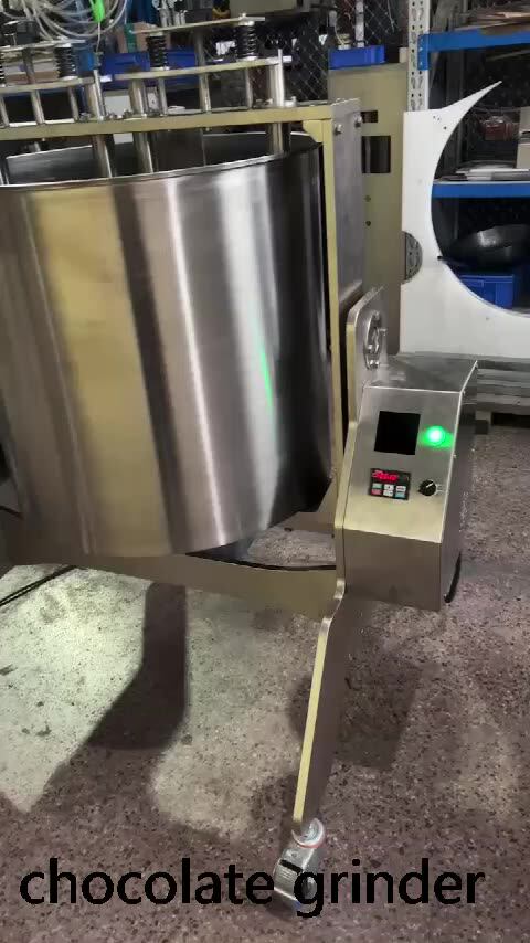 全自動チョコレートメランジャーチョコレート豆グラインダーストーン