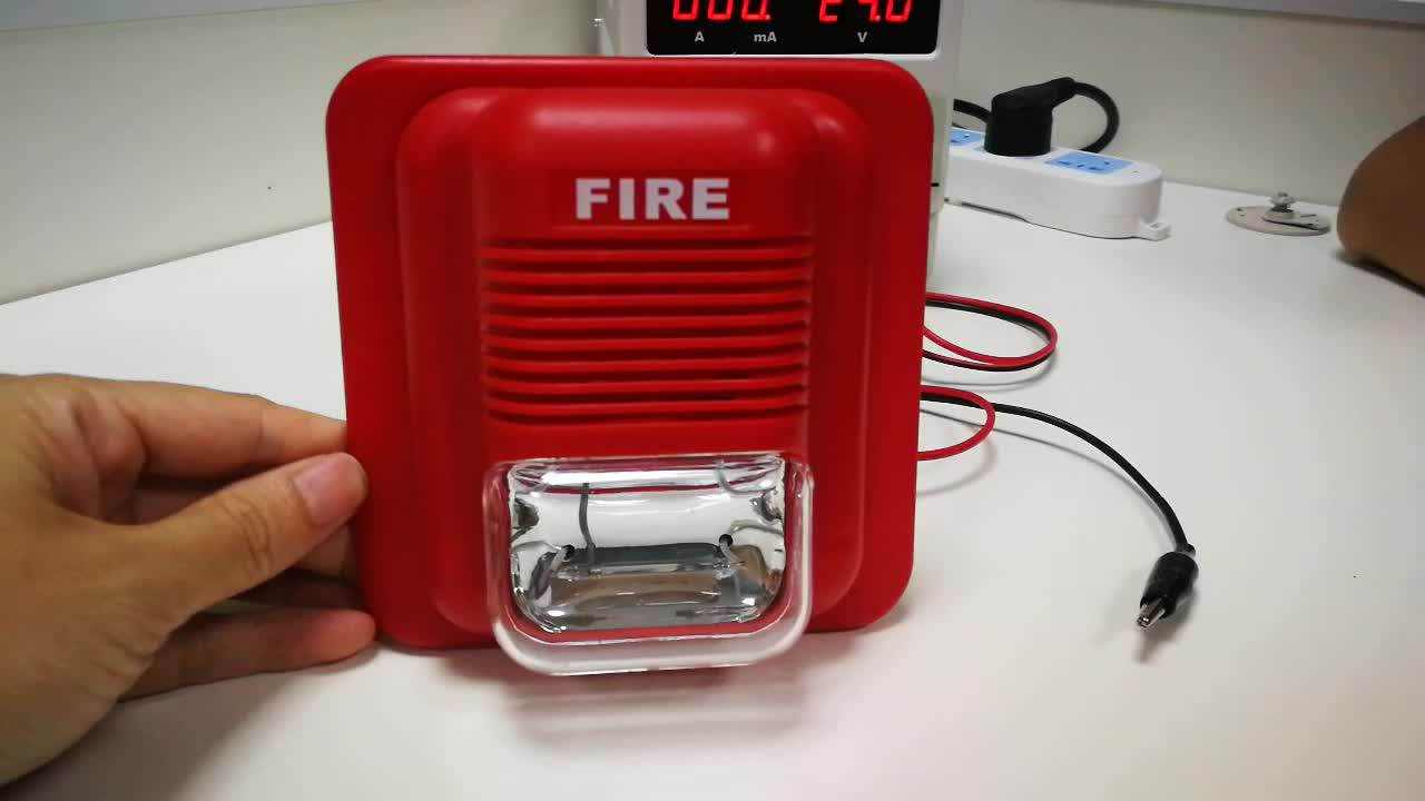 Hot Sale Waterproof 24v Fire Alarm Sounder,Fire Alarm Siren With Strobe,Fire Hooter Buy China