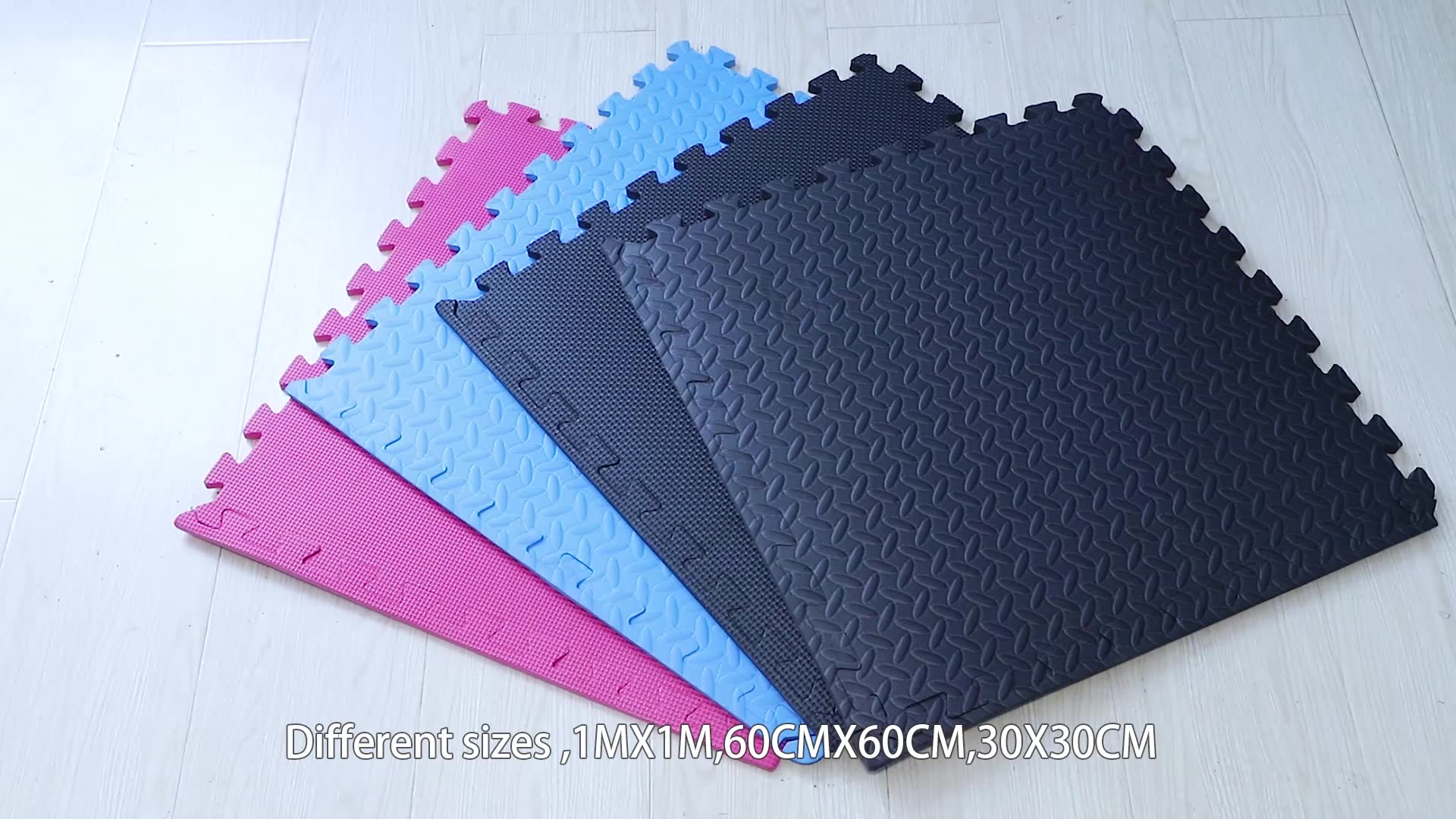 60x60 Cm T Pattern Interlocking Eva Foam Mat,Puzzle Fitness Foam Tiles