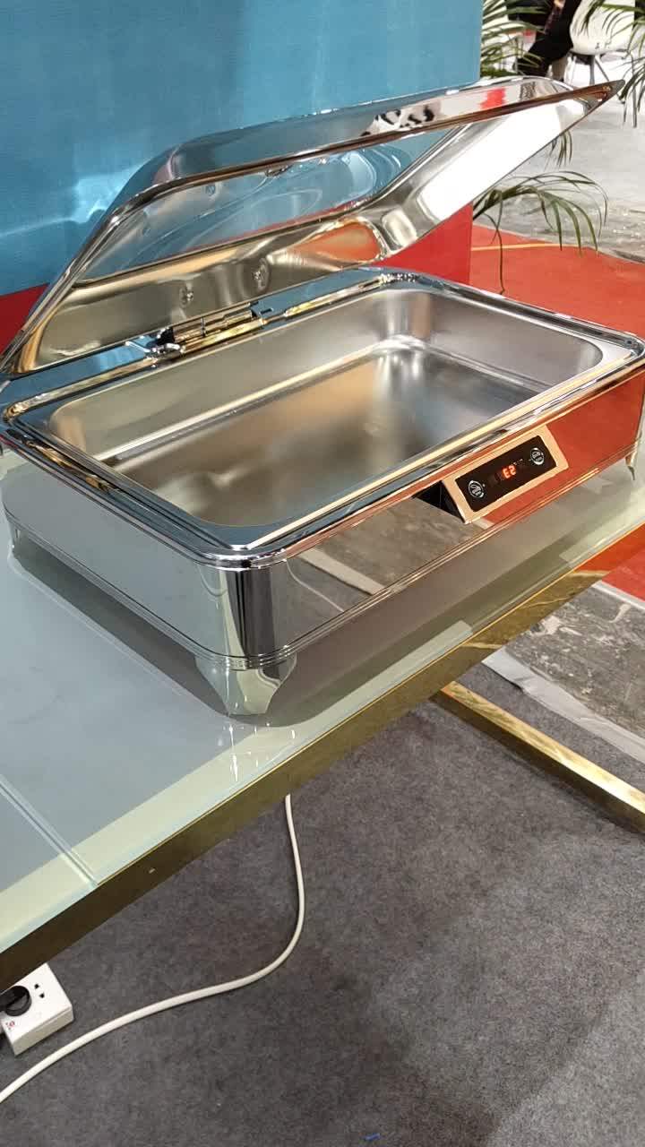 2019 Stainless Steel 220v Catering Serving Dishes Buffet Heater Chafing