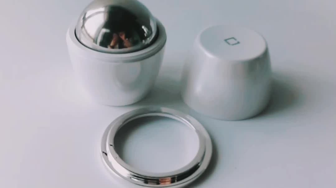 Stainless Steel Facial & Body Hot Cold Cosmetic Spin Massage Roller