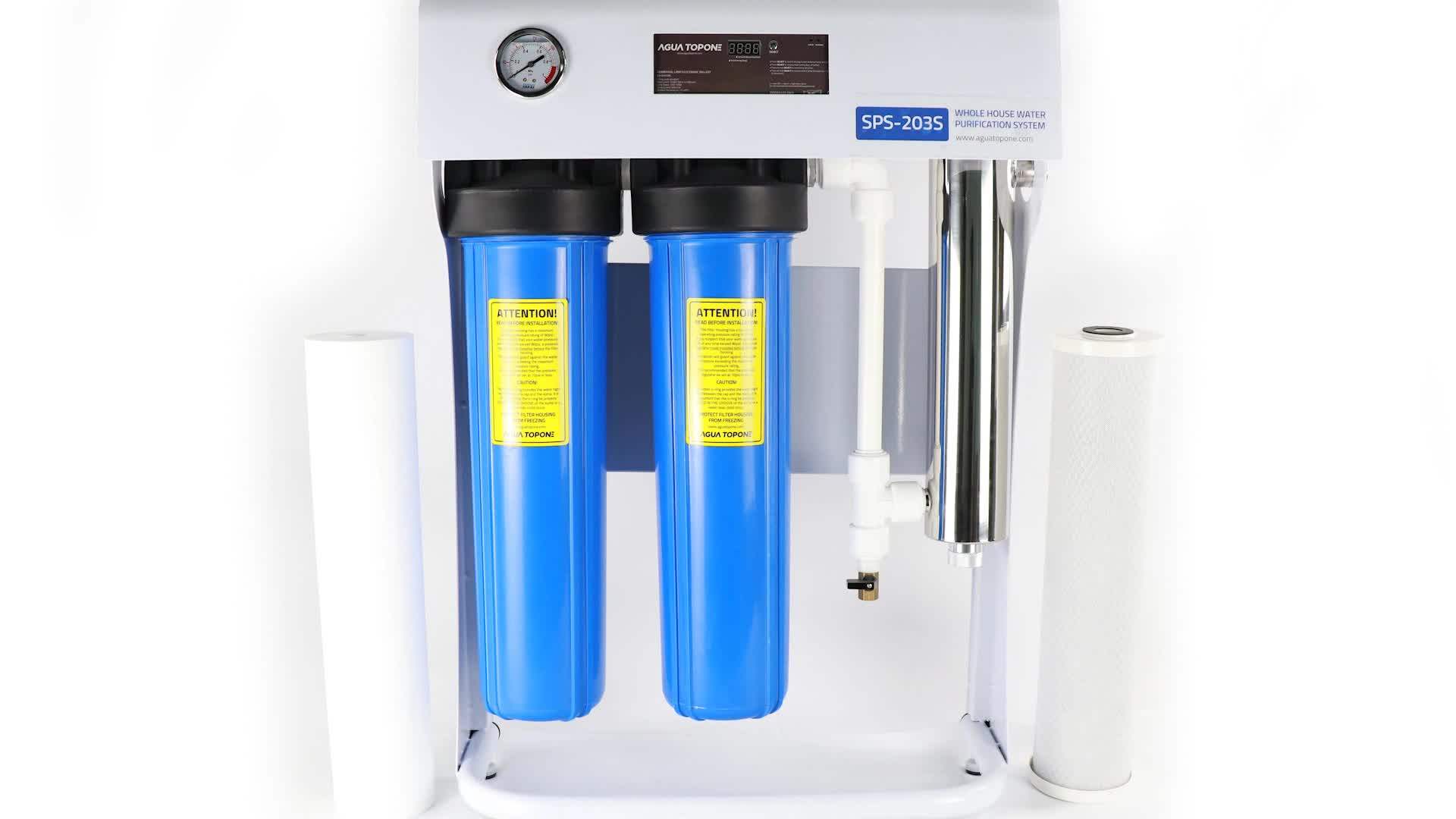 Uv Sterilizer With 20'' Big Blue Water Filter For Water Tank Buy