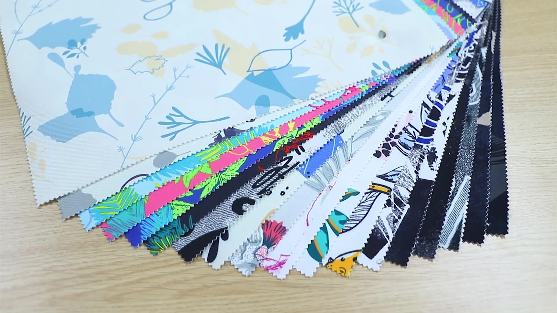 Custom Fabric Printing 100 Polyester 600d Pvc Coated Cartoon Printing