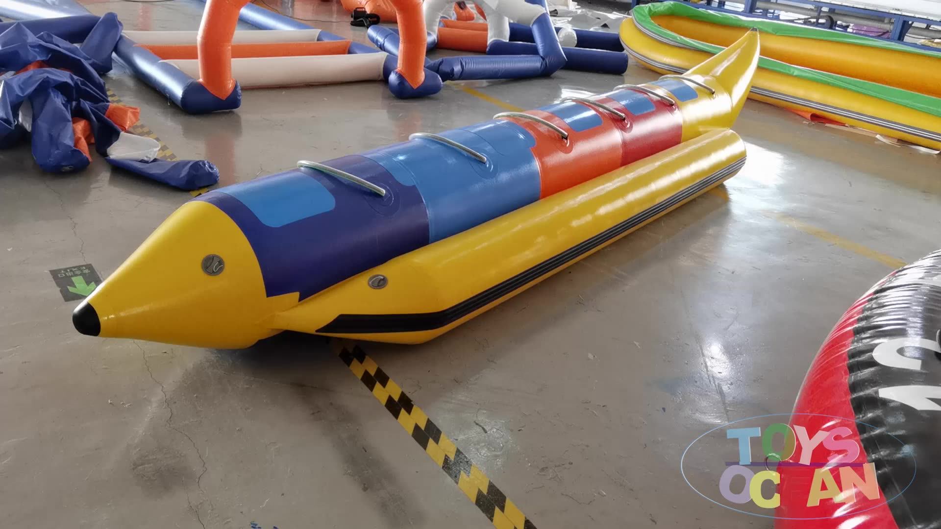 12 Players Shark Fly Water Sport Inflatable Banana Boat For Sale Buy