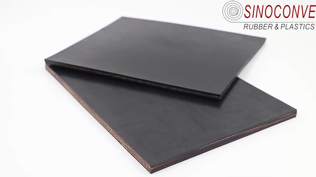 Heat Resistant Steel Cord Ep Rubber Conveyor Belt Nylon Canvas Chevron