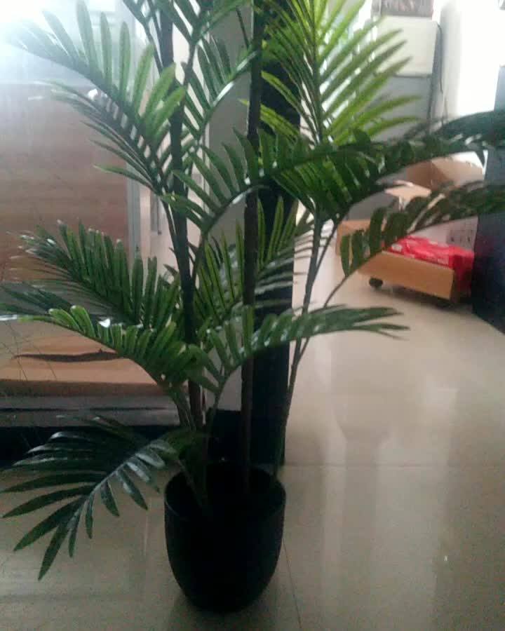 Potted Palmera Plastic Chrysalidocarpus Lutescens Plant Bonsai