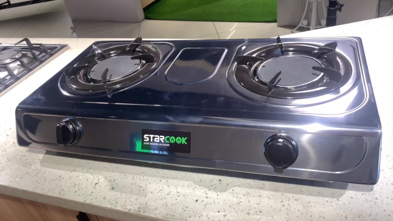 Hot Sale Royal Gas Stove Cast Iron Burner Gas Stove Glass Gas Stove