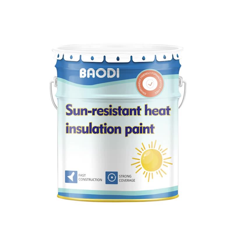 Waterbased Heat And Thermal Insulation Paint Sunresistant Heat
