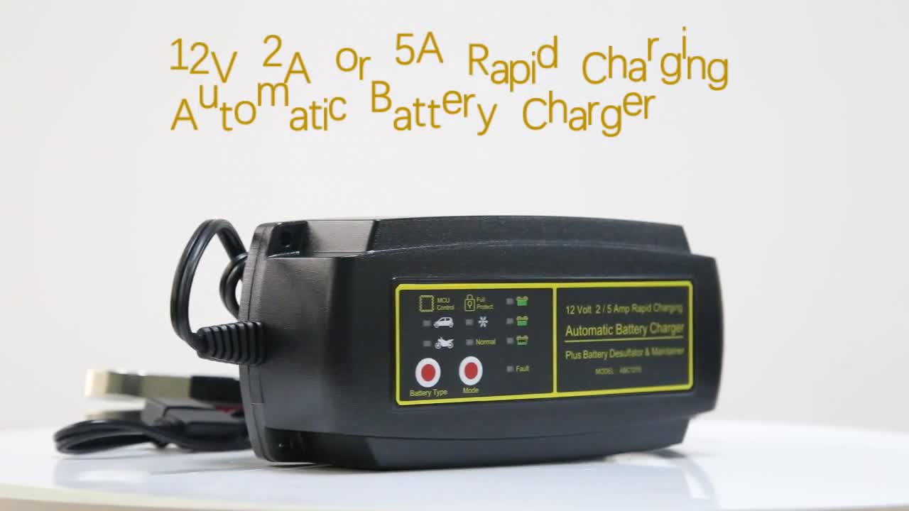 12volt 50ah Battery Charger Auto Switchable 2a 4a 8a Battery Charger