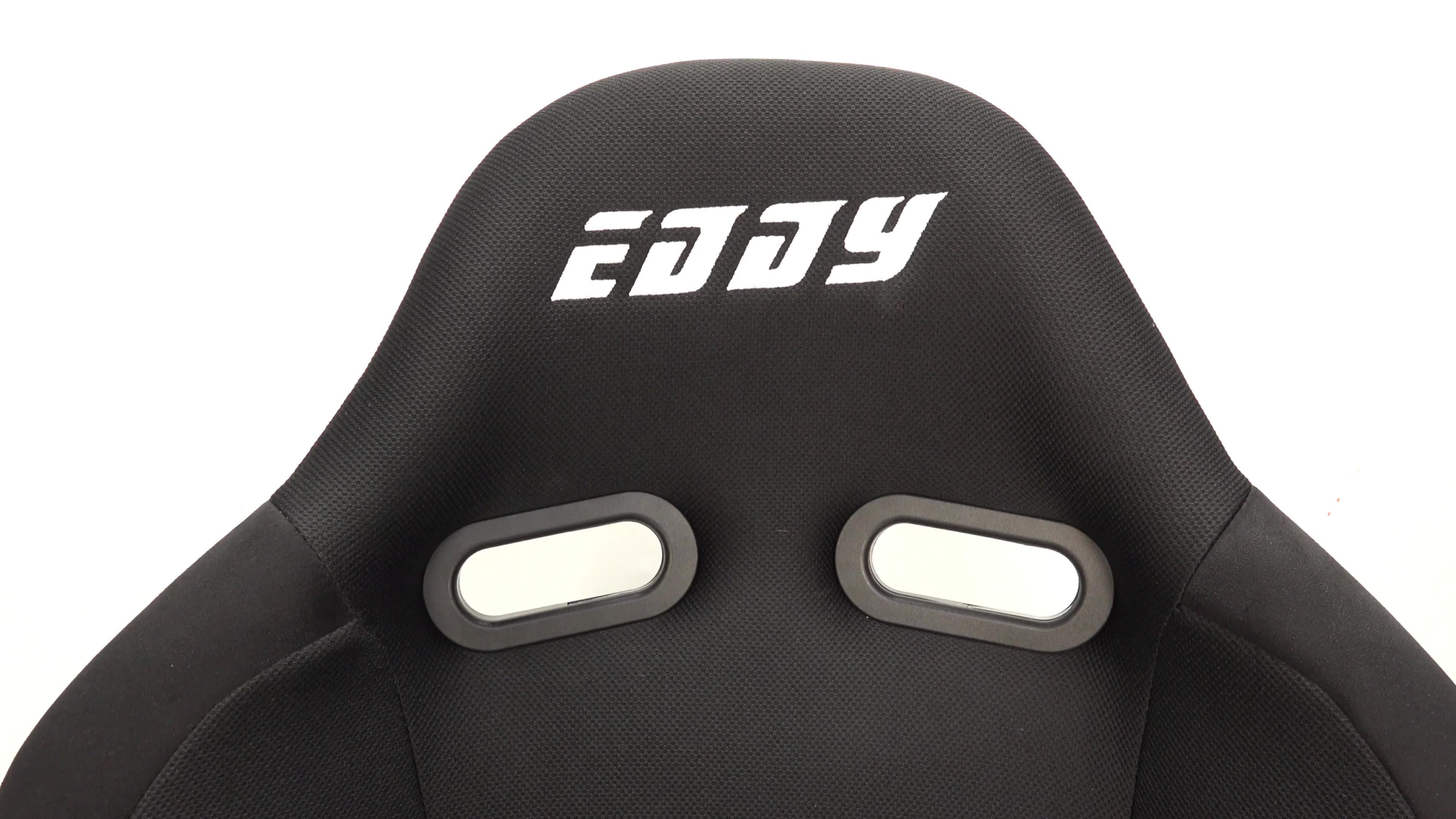 Eddystar Oem Racing Simulator Seat Racing Car Seat Reclining Black Drag Circuit Drift Racing Car