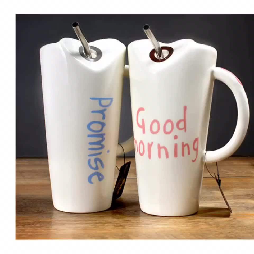 Wholesale Custom 450ml Manufacturer Blank Double Walled Ceramic