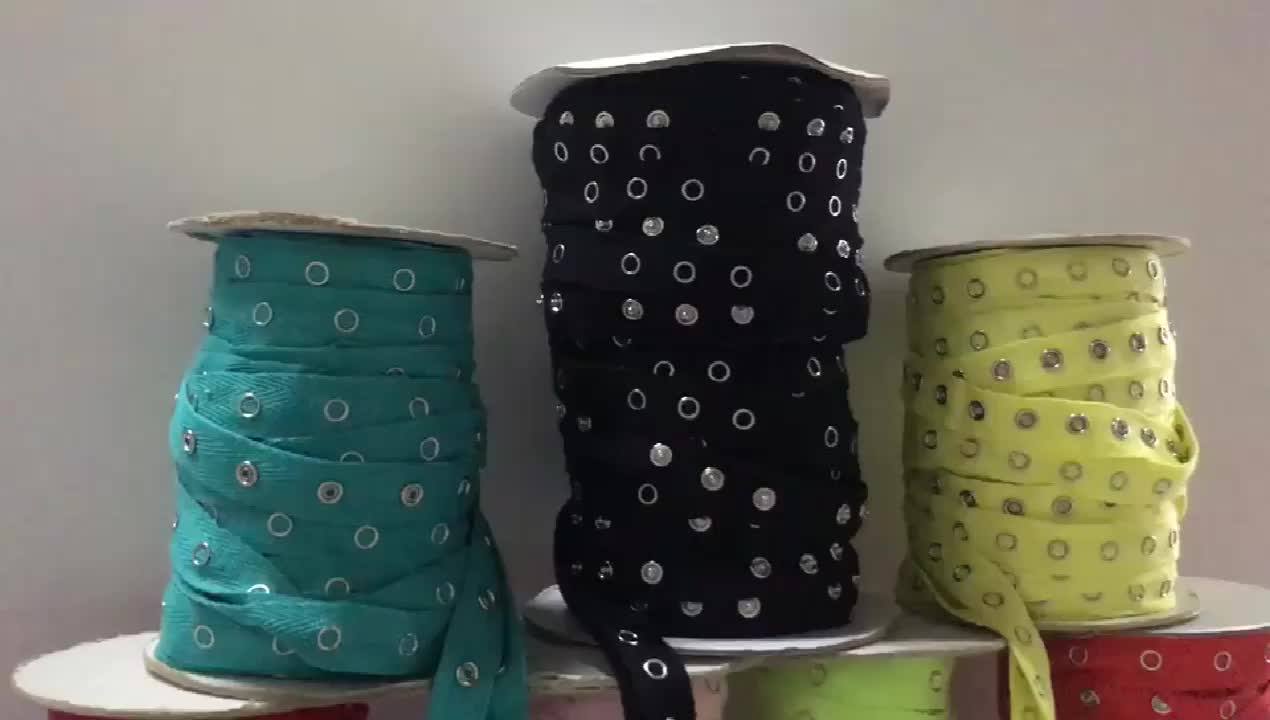 20mm Cotton Tape Width With Press Stud Buttons For 25*25mm Space Snap