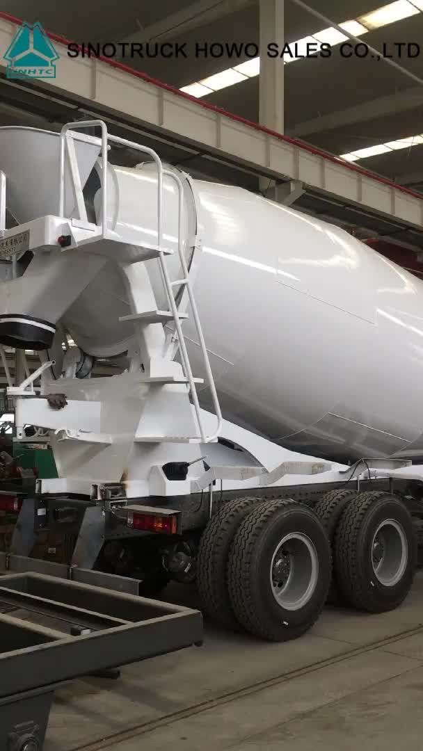 Sino Hot Wheels Man Diesel Trailer Truck Trailer Mounted Concrete Mixer