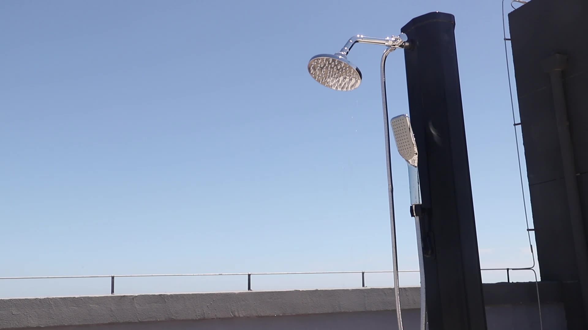 Solar Shower Swimming Outdoor Garden Pool Solar Shower Stainless Steel