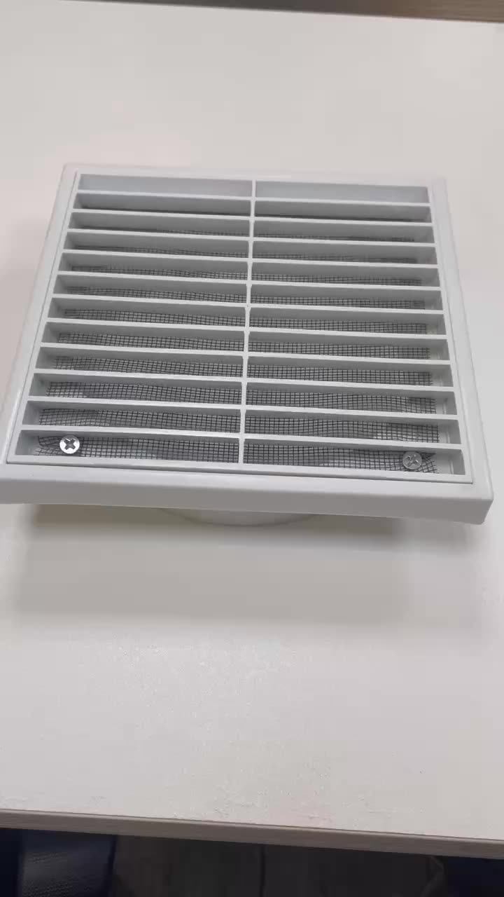 White Square Plastic Eave Vent Insect Screen Louvre Vent - Buy Plastic ...