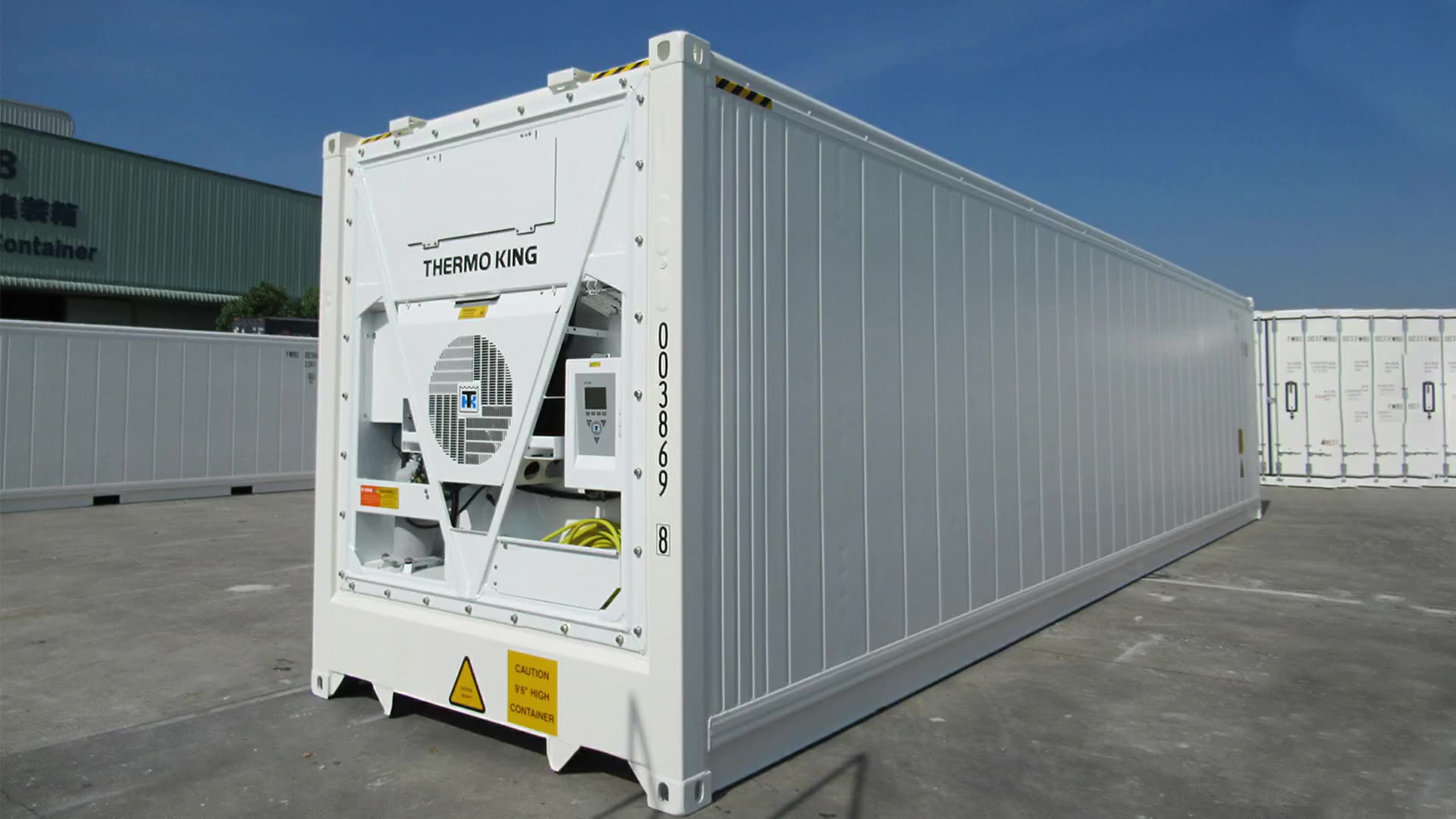 Refrigerated 40ft Reefer Container Uae Thermo King Cooling Reefer