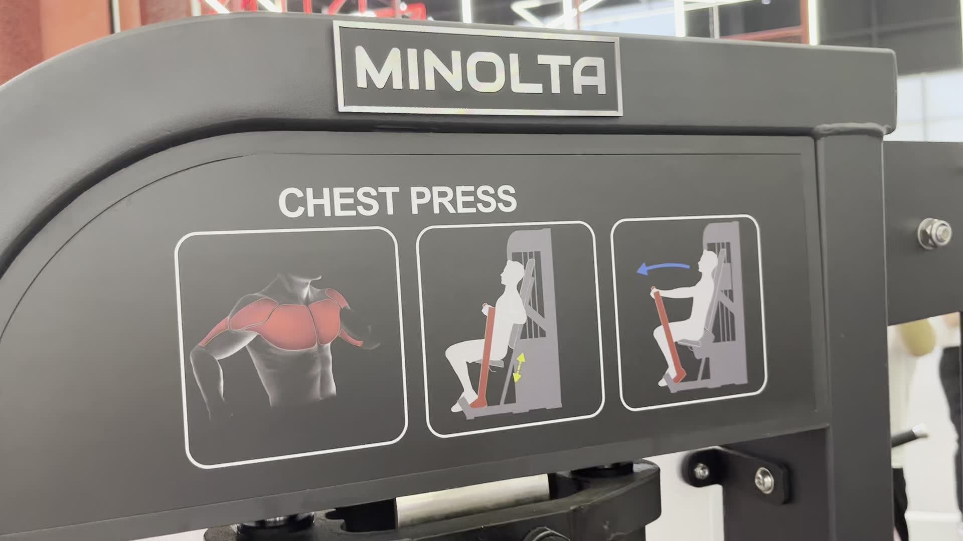 MND Chest Press Machine - Strength Training for Commercial Gyms