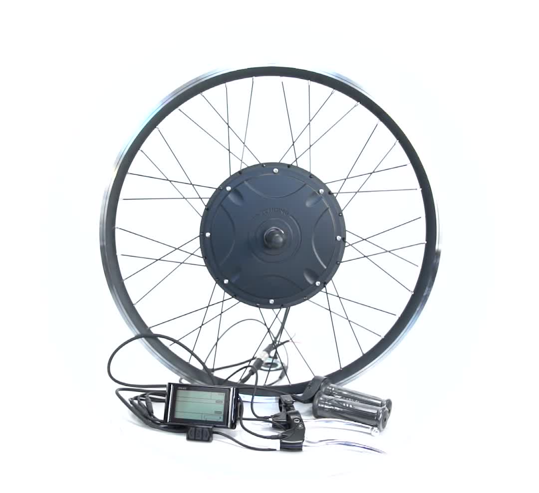 Csc 48v 1500w Waterproof Electric Bike Conversion Kit With Builtin Controller Motor And Lcd
