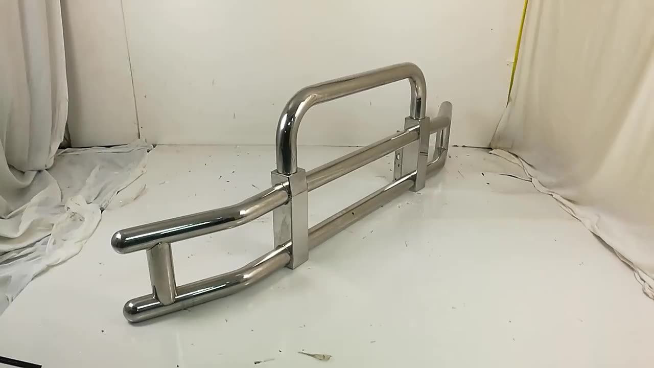 304 Stainless Steeldeer Guard Bracket Freightliner Deer Guard For Semi