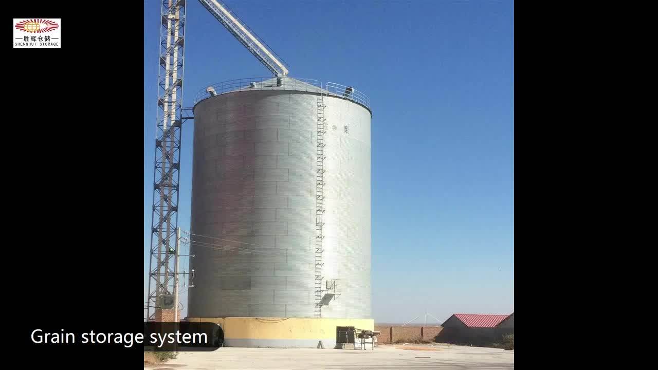 Used Farm 5000ton Flat Bottom Grain Steel Silo For Paddy Storage Buy