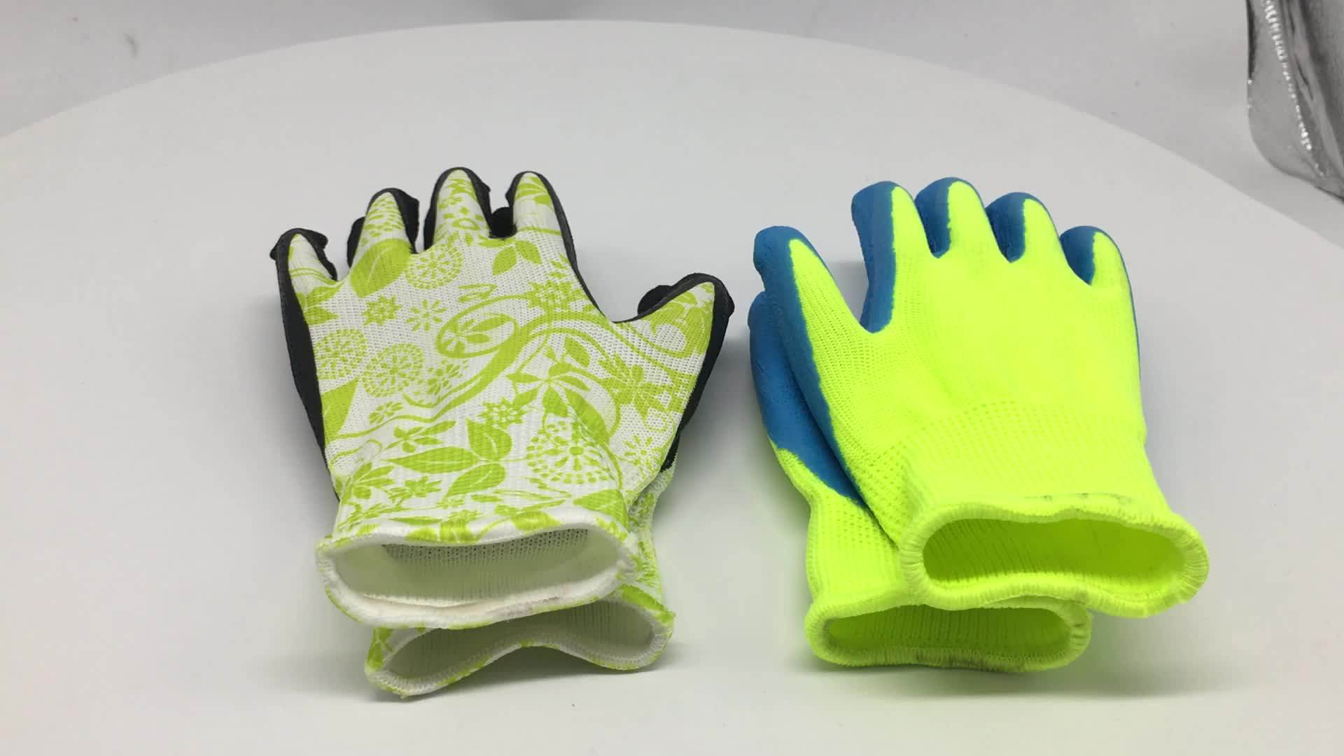 Darlingwell Brand Hot Sale Hi Vis Garden Gloves For Kids Children Size