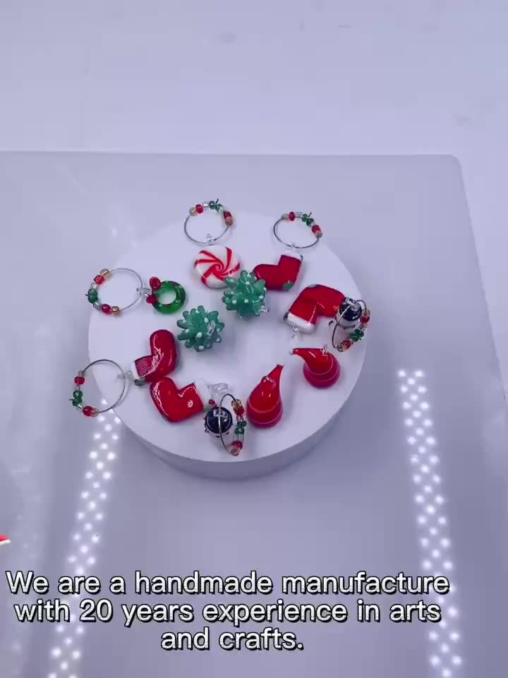 Bar Accessories Set Wine Charm Rings Silicone Rubber Wine Glass Charms