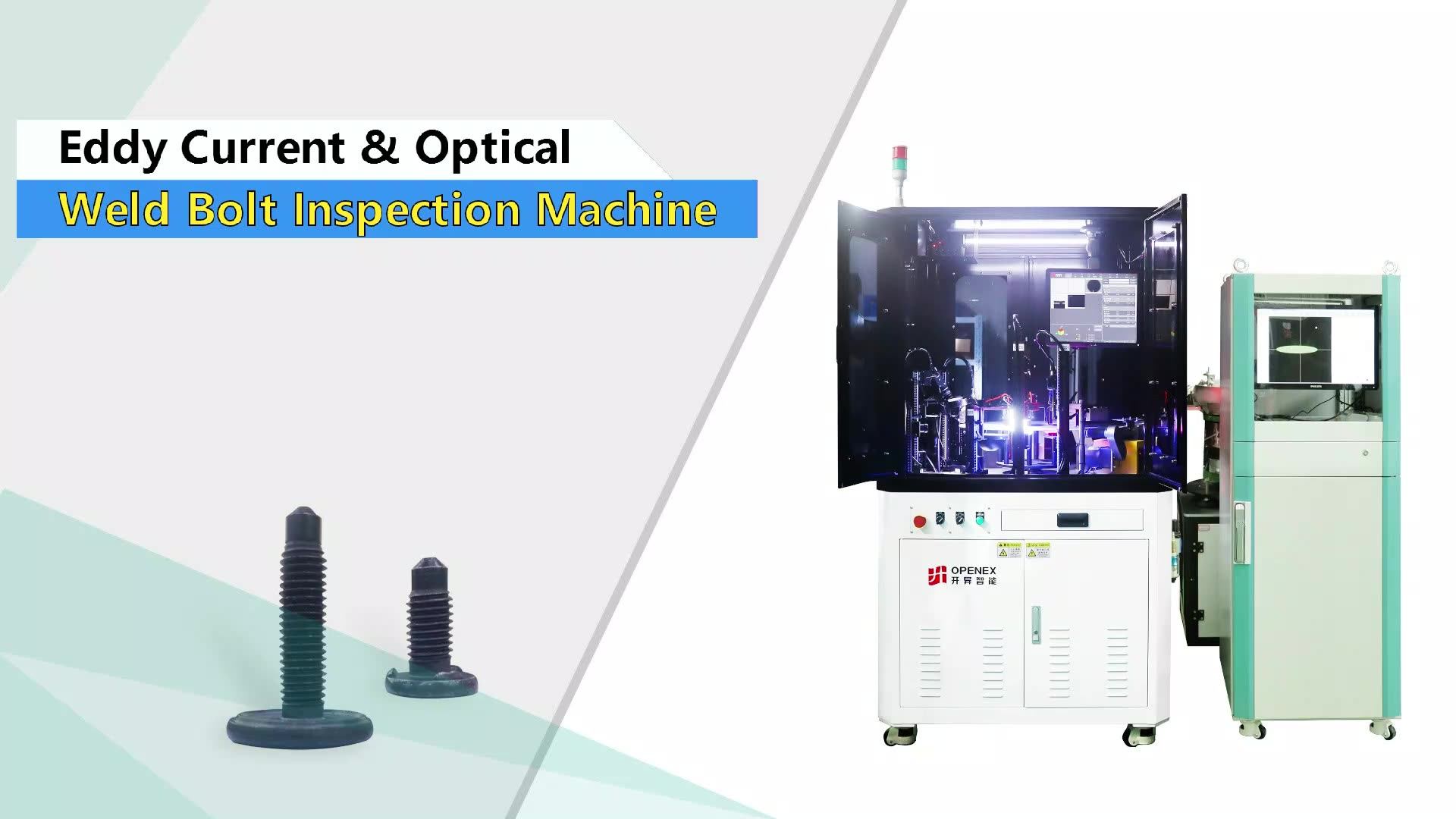 Weld Bolt Eddy Current Optical Inspection Machine Ccd Camera Vision