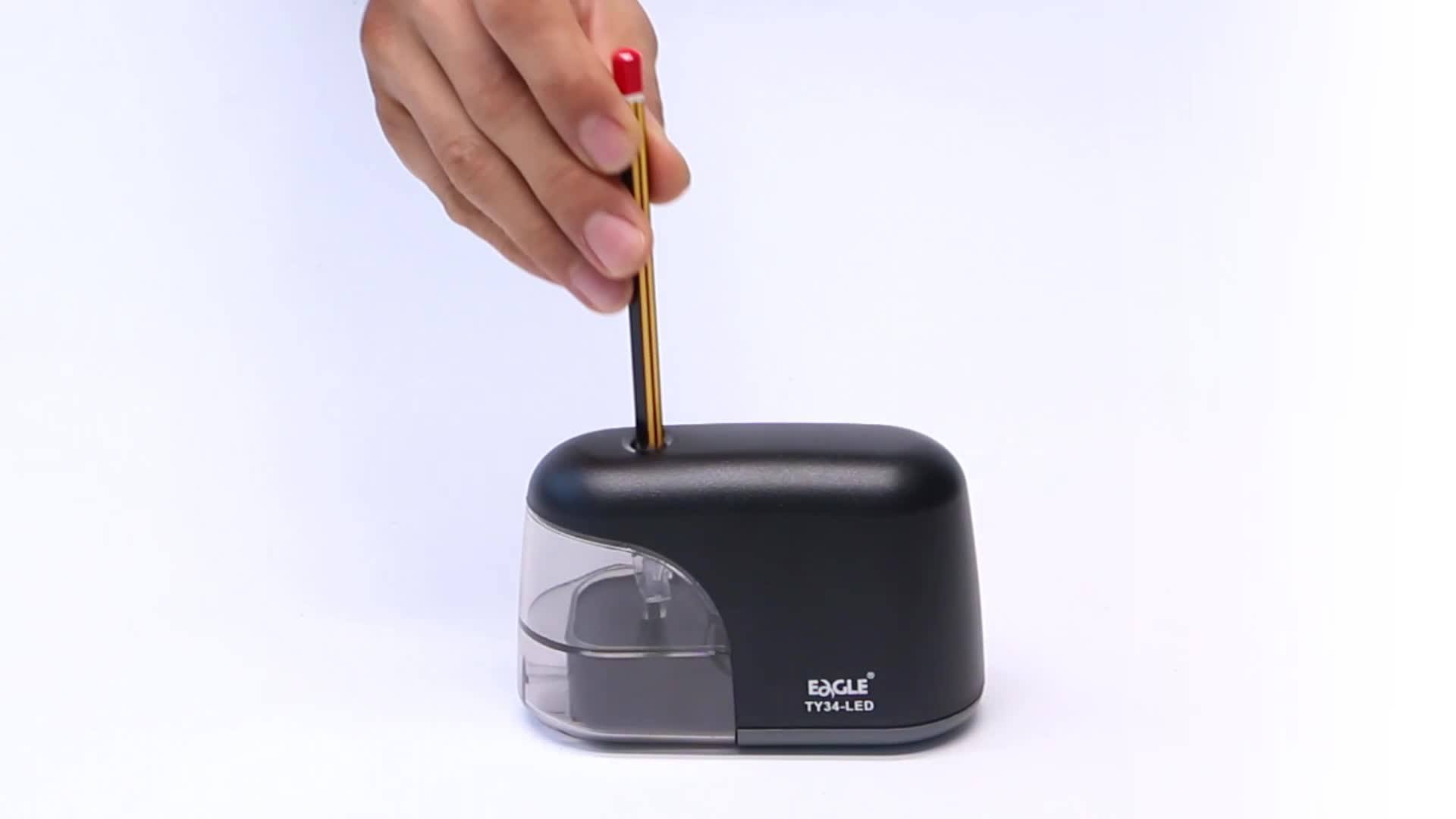 Funny Automatic Pencil Sharpener Stationery With Led Light Electric