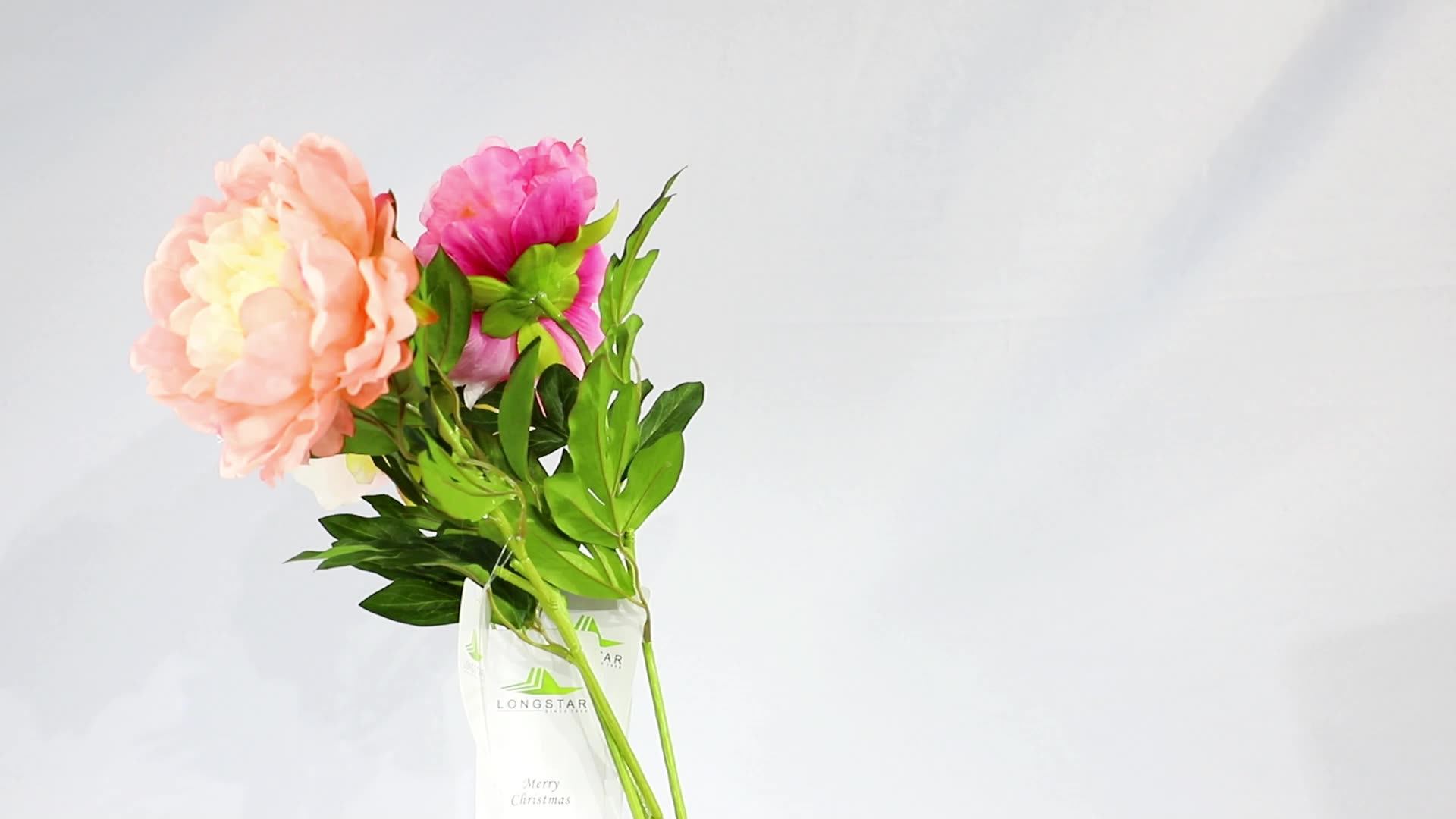 Ecofriendly Silk Preserved Flower Peony Artificial Flower With
