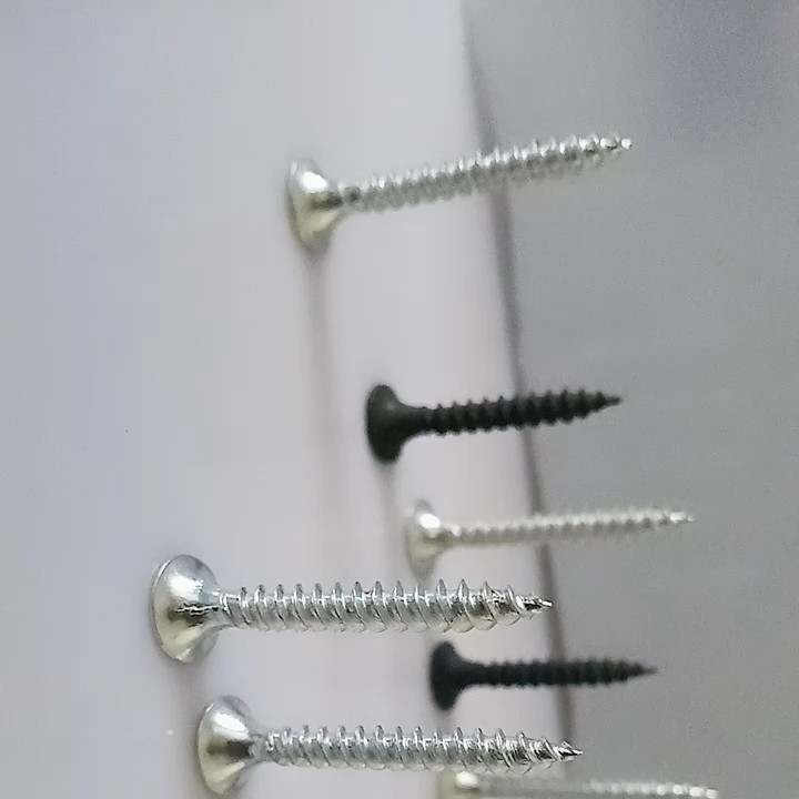 White Zinc Coating Phillips Bugle Head C1022a Drywall Screws Titanium