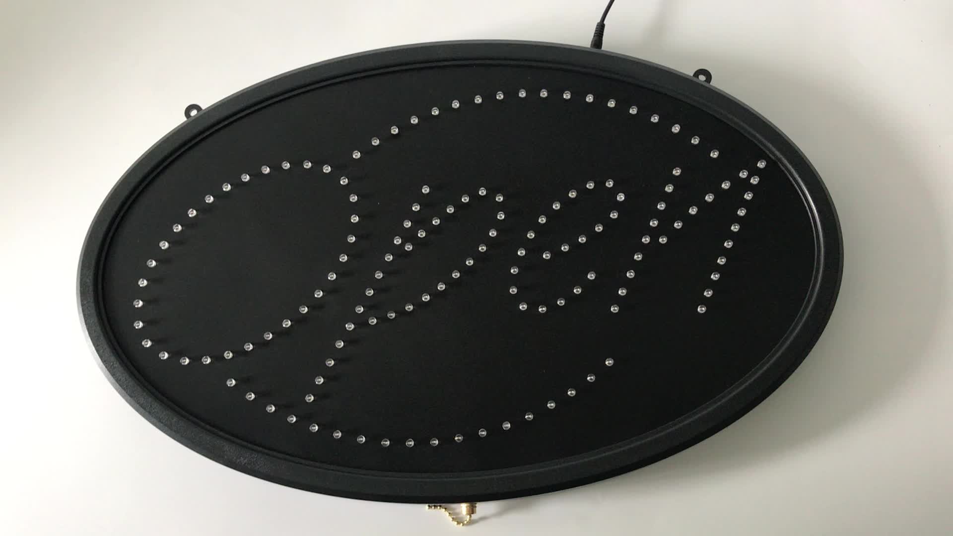 Battery Powered Custom Open Closed Today Business Plastic Led Sign