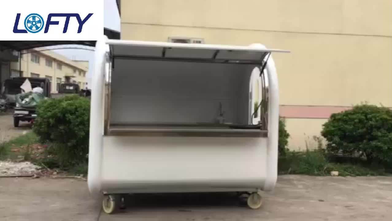 Mobile Airstream Fully Equipped China Coffee Mobile Kitchen Catering