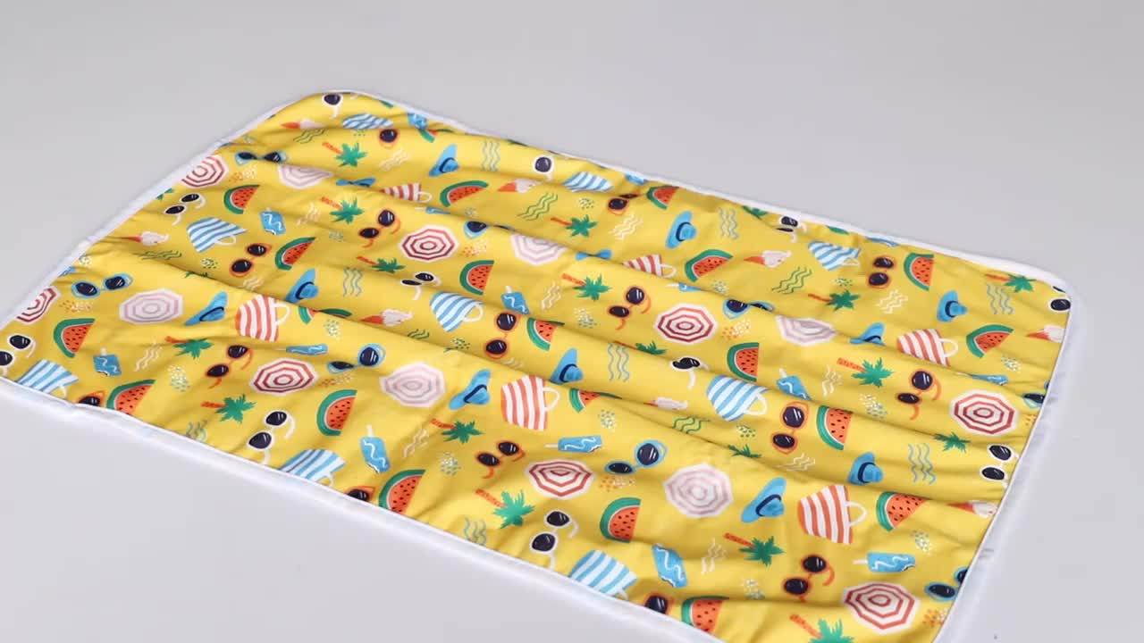 Portable Folded Baby Changing Mat Breathable Baby Sleeping Mats