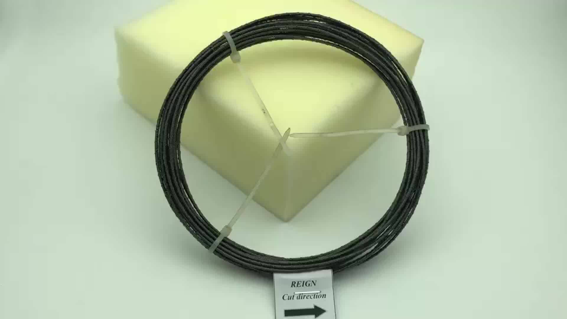2018 Highspeed Abrasive Wire Saw And Wire Cut For Foam Multi Wire Saw
