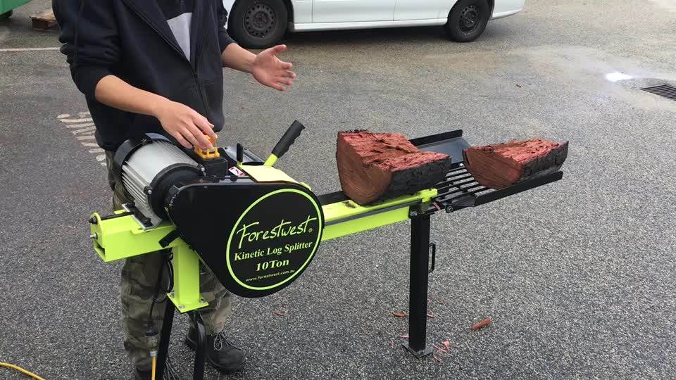 10T 1500W Electric Fast Rapid Wood Firewood Log Splitter 3s