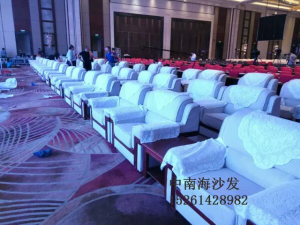 Bắc Kinh VIP sofa bàn cà phê cho thuê bàn ​​sofa đơn cho thuê triển lãm kinh doanh VIP đặc biệt nội thất sofa mượn - Đồ gỗ ngoài trời