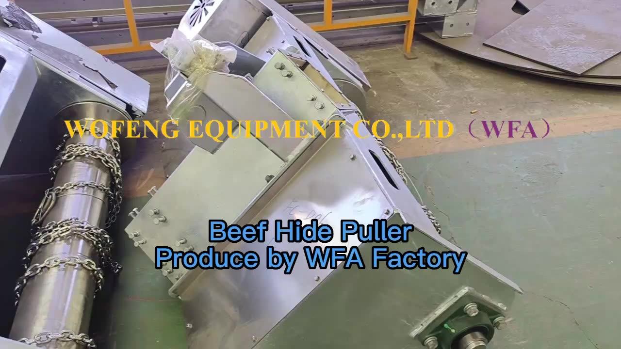 Cattle Abattoir Equipment Hide Puller Dehider Machine / Hydraulic