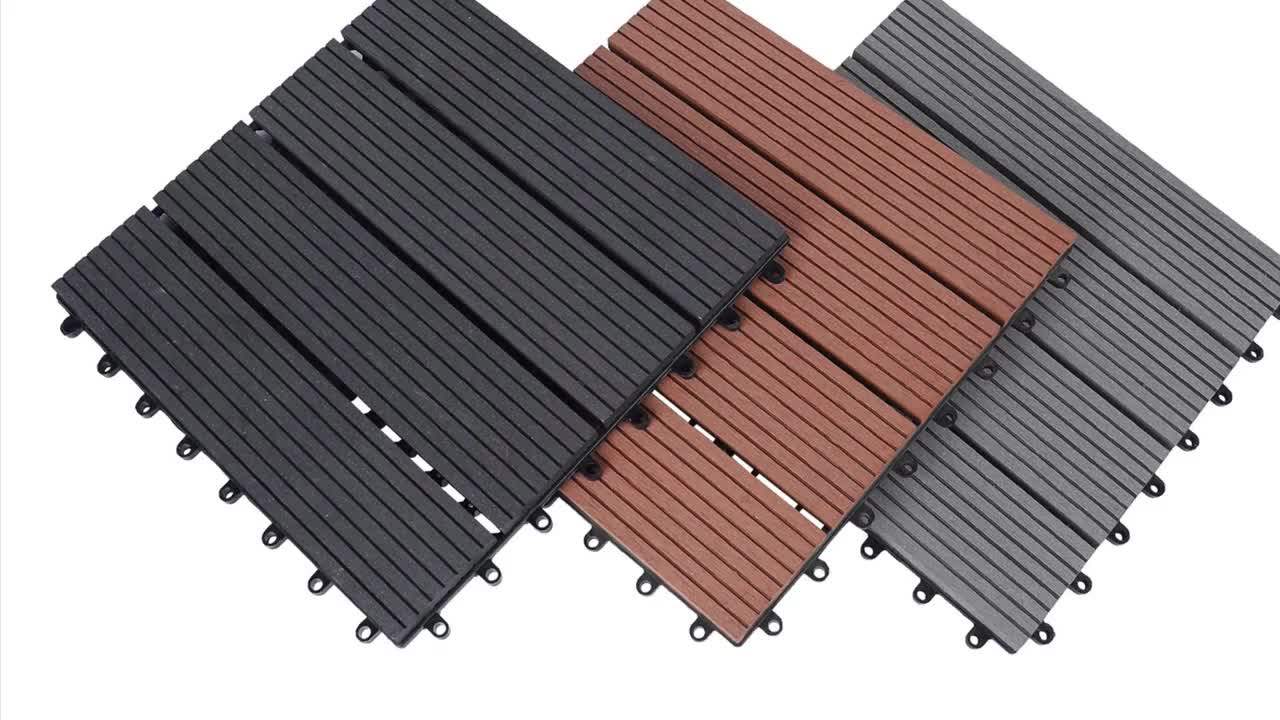 Outdoor Interlocking Decking Tiles For Waterproof With Diy Morden