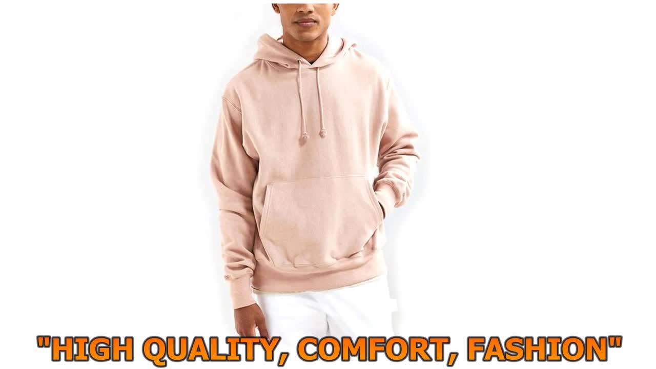 reverse weave blank hoodie