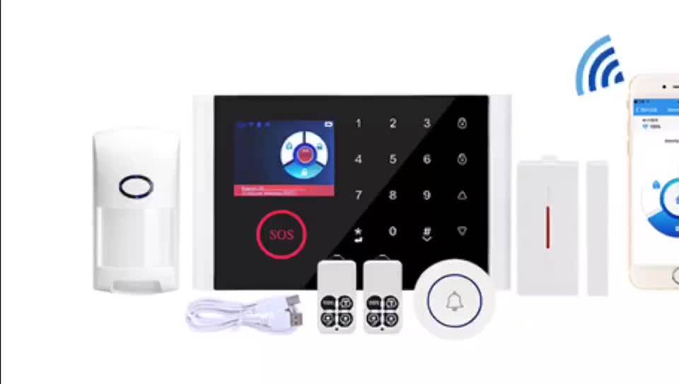 Security Wifi Gsm Burglar Alarm System Hot Sale Smart Home 2019 433 Mhz