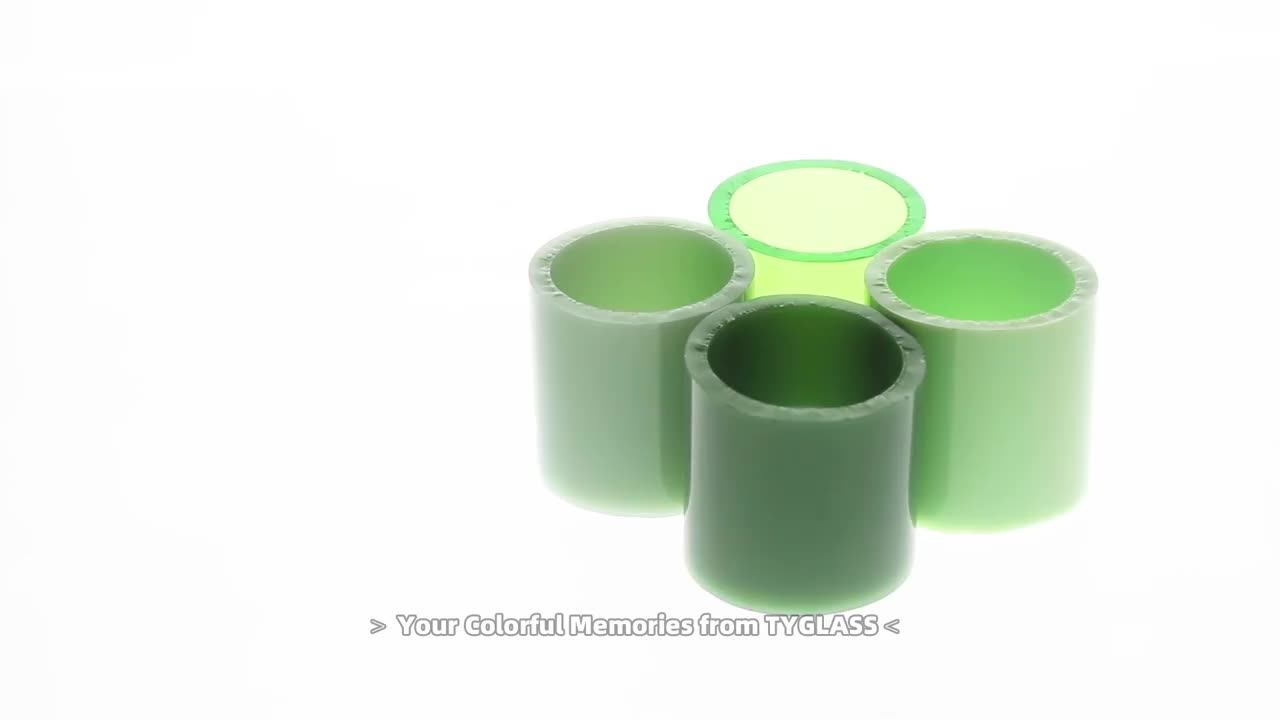 2020 New Colored Heat Resistance Glass Tubing 3.3 High Borosilicate