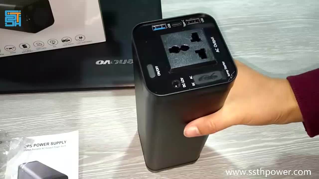 Portable Mini 5v Ups Power Bank Super Capacity 40800mah Ac 110v 220v