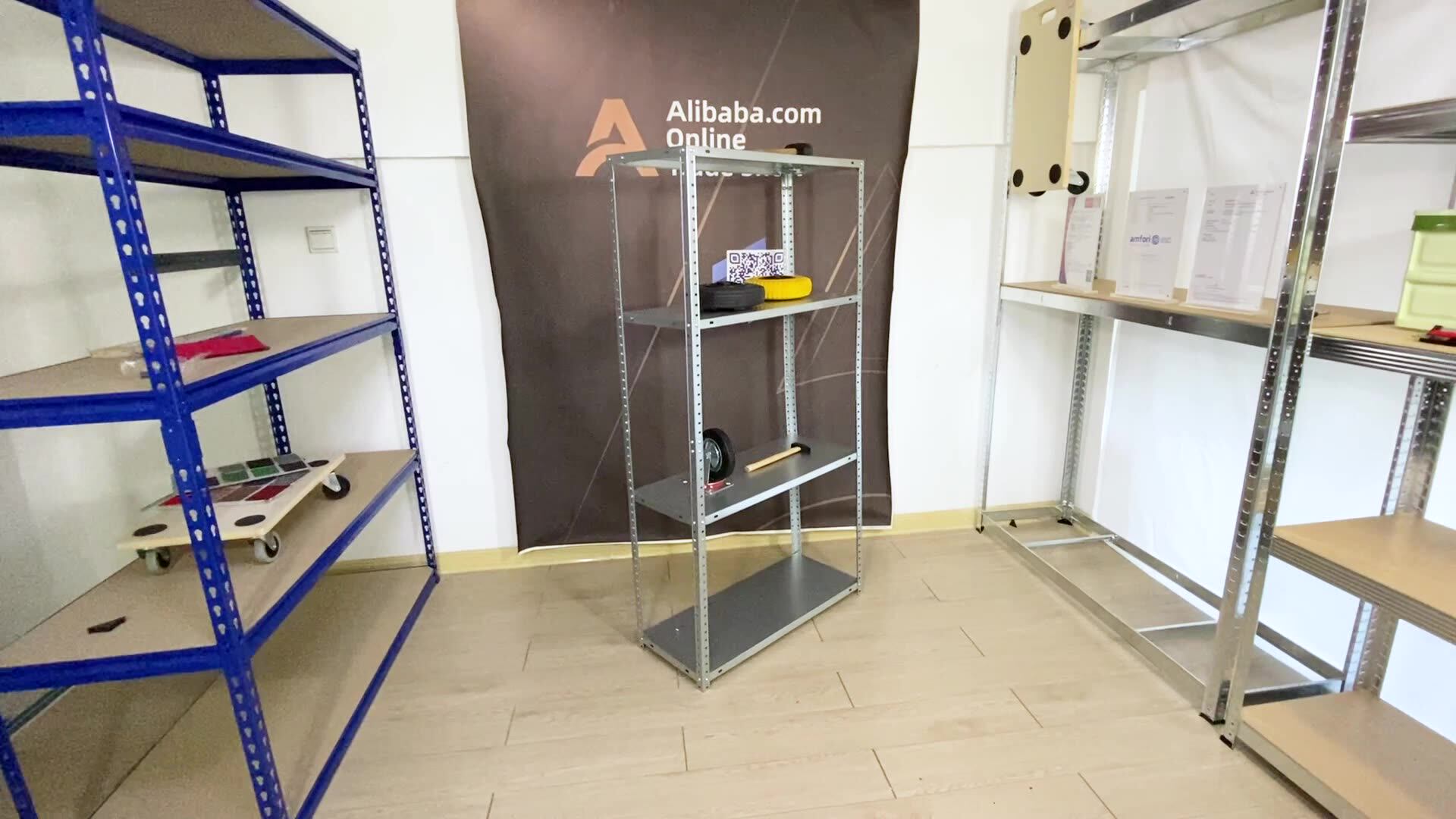 1.8m Metal Shelving Unit 5 Tier Industrial Heavy Duty Racking Garage ...
