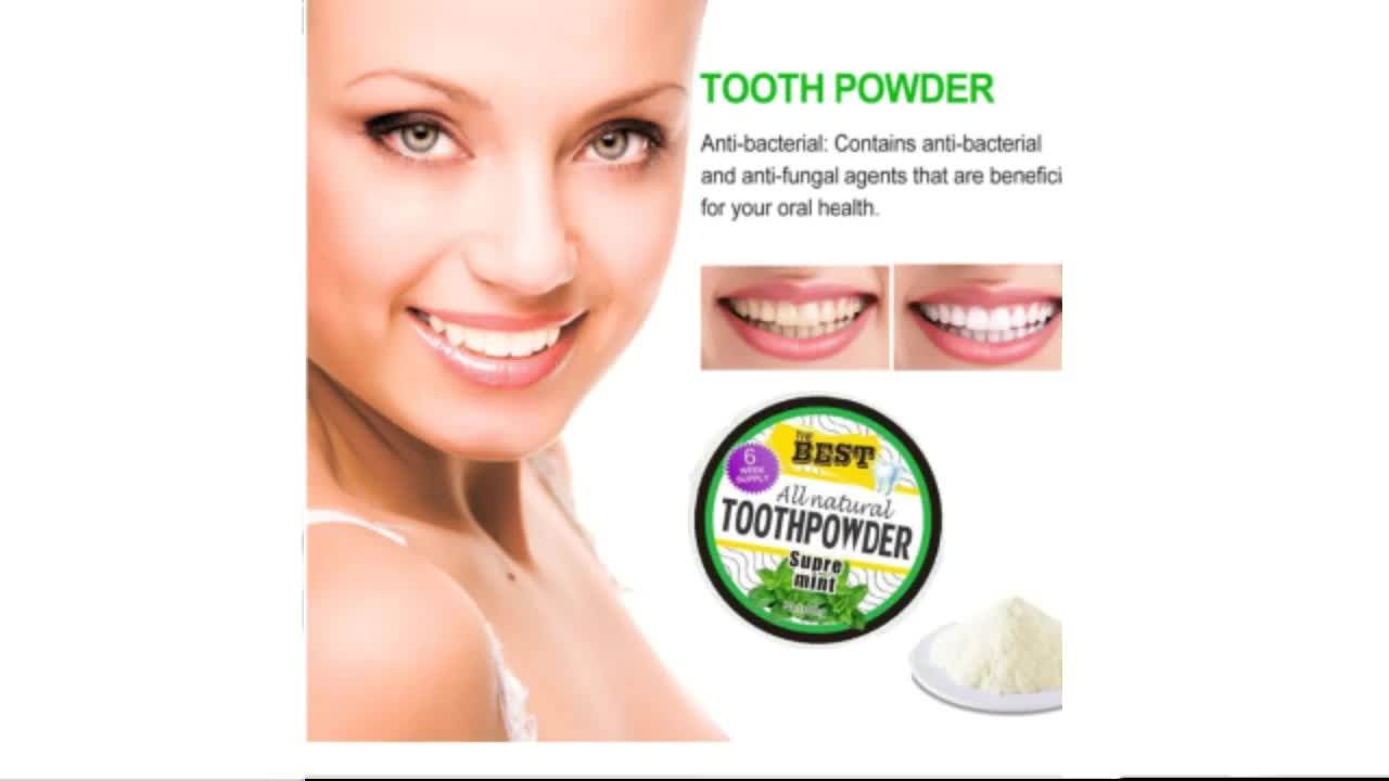 Mint Teeth Whitening Powder 50g Tooth Powder Natural Ingredient Remove