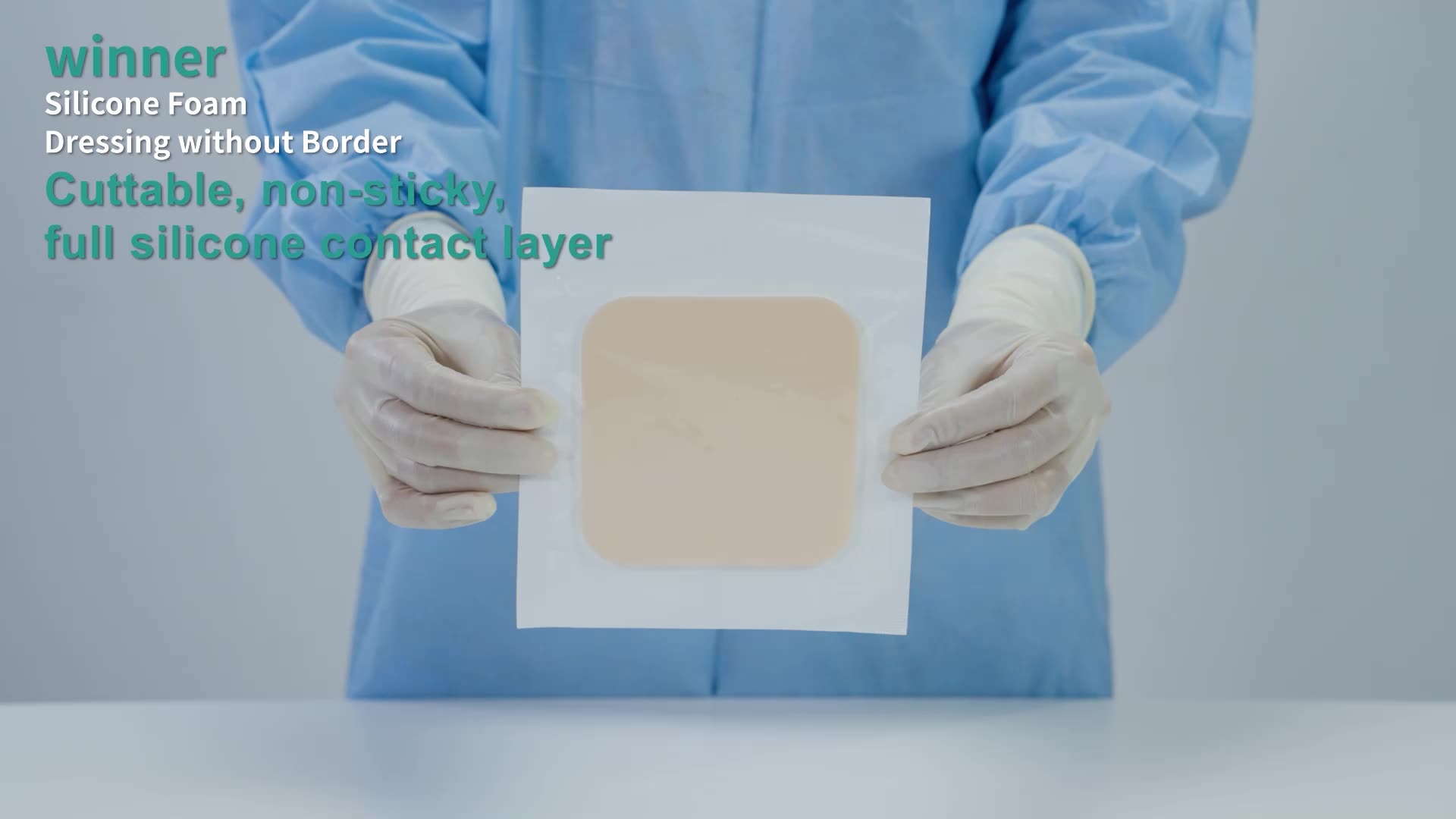 Hot Sale Wound Care Dressing Medical Absorbent Silicone Foam Dressing