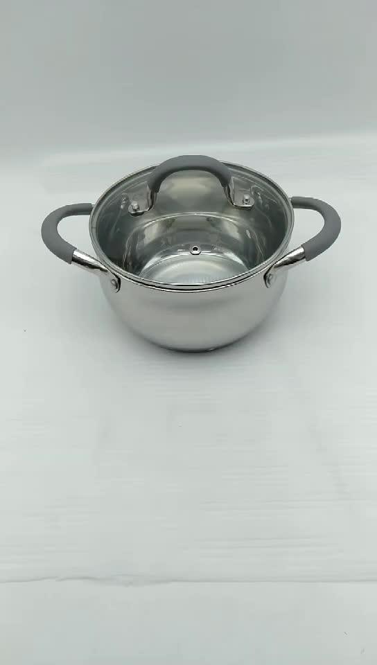 Royal Prestige Cookware 8pcs Rolled Edge Stainless Steel Cookware Set